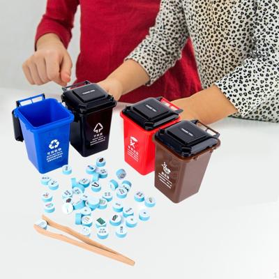 Trash Sorting Game Toy Sensory Learning Matching Box for Baby Boys Girls