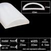 D-Shaped Silicone Sealing Strip: High-Temperature, Water-Retaining, Self-Adhesive, Anti-Collision, Shock-Absorbing for Doors & Windows