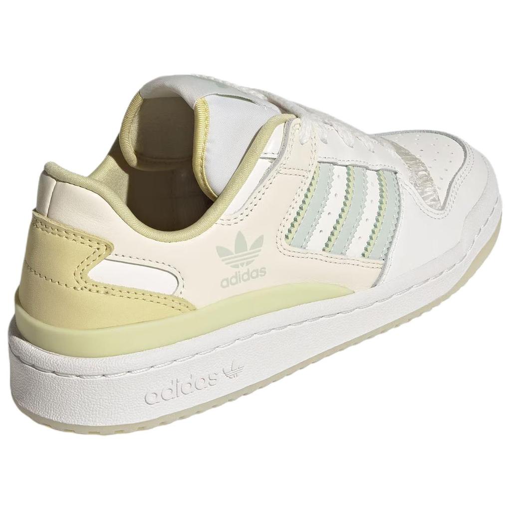 Adidas Originals Forum Low Versatile Comfortable Durable Low-Top Skate Shoes Women Sneakers Bright-White JQ6704
