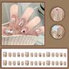 30Pcs Long Press On Fake Nails Full Cover Artificial Wearable Nail Beauty Tips French False Nails Art