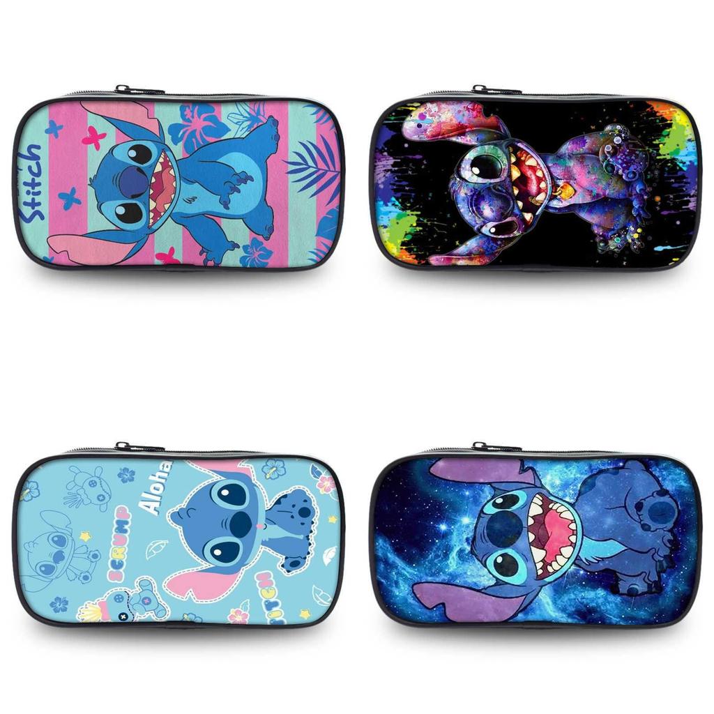 Adorable Stitch Student Single Layer Pencil Case Cute Cartoon Stationery Storage Bag