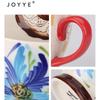 JOYYE Flower Jade Ceramic Mug with Spoon