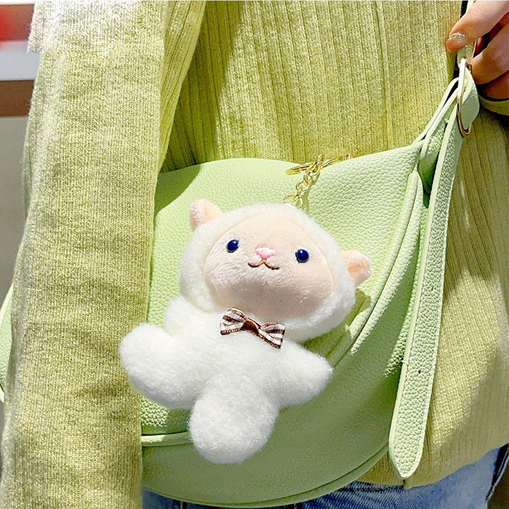 

Автомобильный аксессуар, автомобильный брелок для ключей, плюшевая кукла, брелок-подвеска, милая сумка, кулон, подарок для девочек