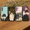 Hyouka Hotaro Oreki Phone Case For Samsung S25,S24,S21,S22,S23,S30,Ultra,S20,Plus,Fe,Soft Silicone Black Cover