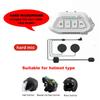 BT5.0 Motorradhelm-Headset, kabelloser Freisprechanruf, Stereo-CVC-Rauschunterdrückung, Bluetooth-Moto-Musik-Player