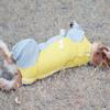 Dog Clothing In Spring, Summer, Autumn, All In One Four Legged One-piece Large Dog Pet Raincoat, Fully Wrapped Camouflage Raincoat