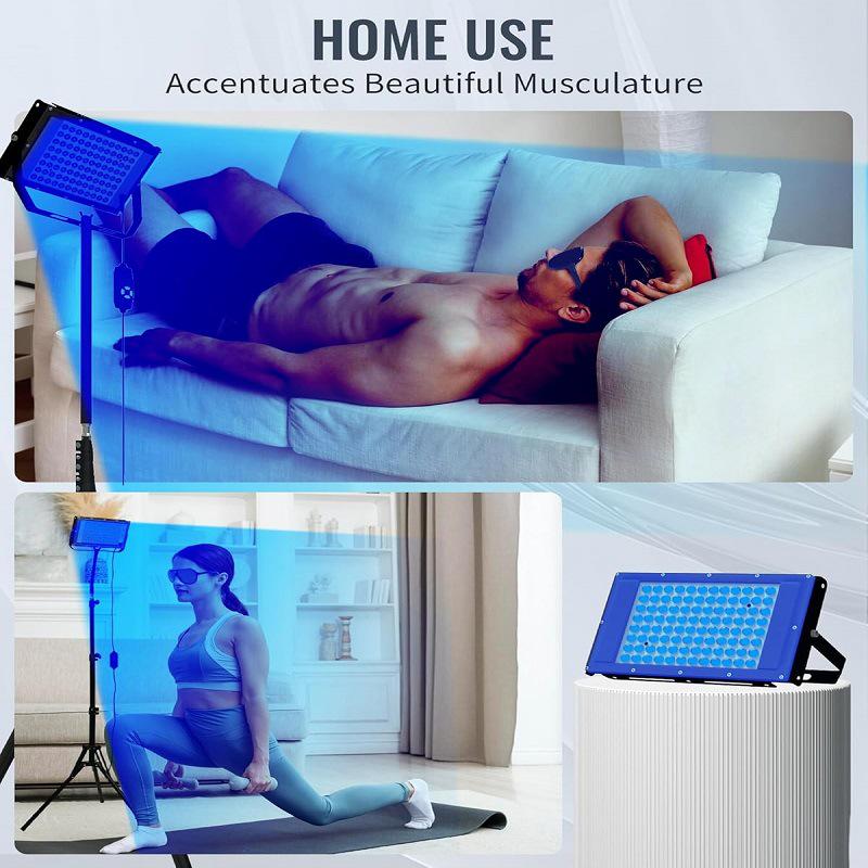 460nm Blue Light Therapy Lamp for Acne Treatment, Skin Repair, and Sunbathing