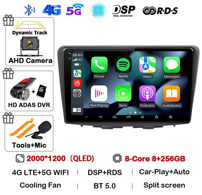 Android 14 Carplay Auto WIFI+4G For Suzuki Baleno 2016 2017 2018 2019 GPS Car Radio Multimedia Video Player Stereo Head Unit DSP