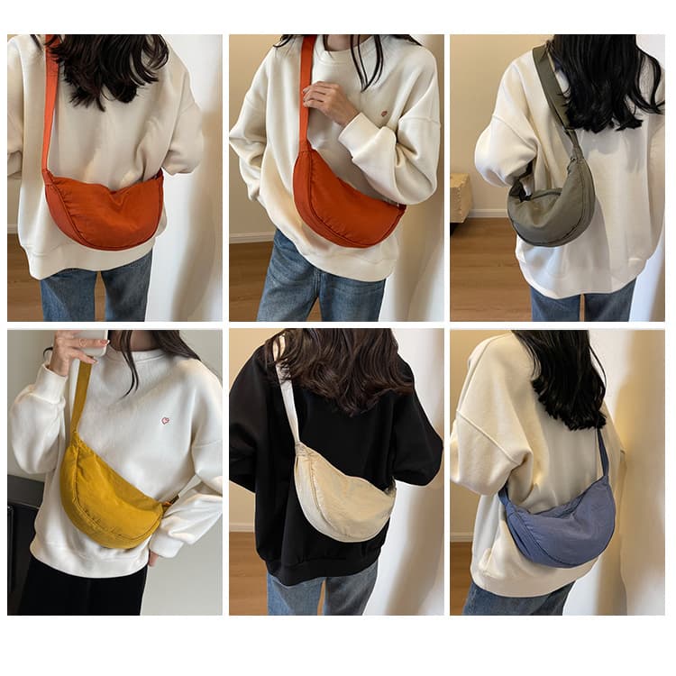 New Fashionable Women's Dumpling Bag Messenger Bag