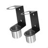 2Pcs Oil Funnel Holder Fluid Kit 300 Ml Supplies Parts Storage Rack for Enclosed Race Trailers