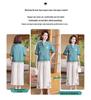 2024 Trendy Summer Mid-Sleeve Top Set for Middle-Aged & Elderly Women