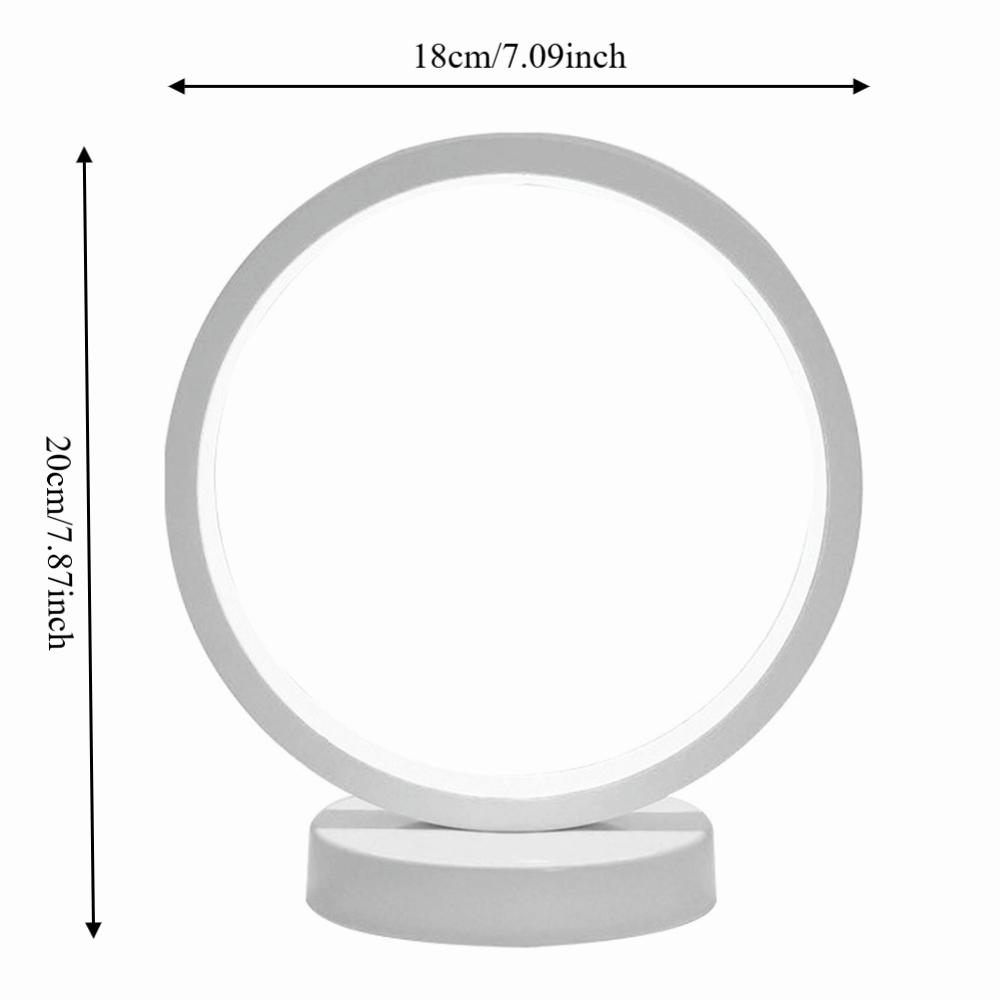 

3 Color Modes Table Lamp Metal Bedside Table Lamp Modern LED Nightstand Lamp Desk