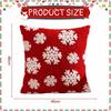 45x45cm Throw Pillow Cover Soft Plush Decorative Pillowcase New Cushion Cover  Christmas Decor