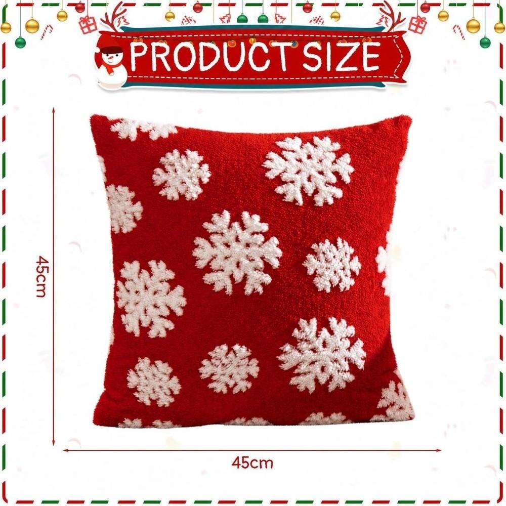 45x45cm Throw Pillow Cover Soft Plush Decorative Pillowcase New Cushion Cover Christmas Decor