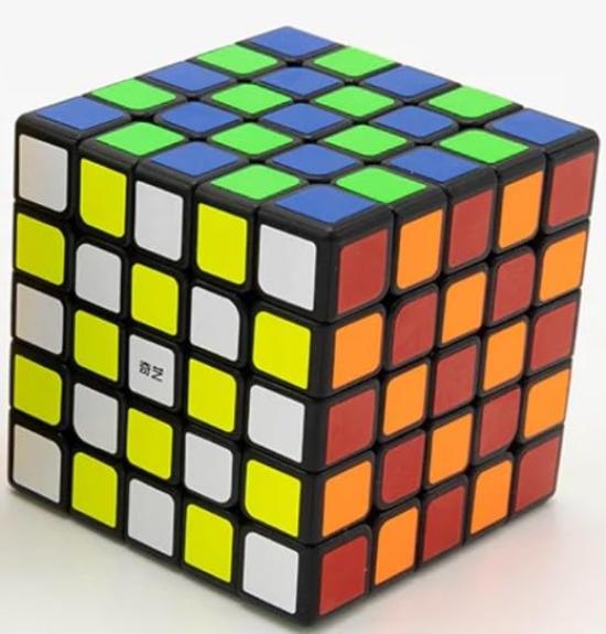 Kancharo Kiji Cube [Includes Pouch for Convenient Storage] (Black, 5x5)