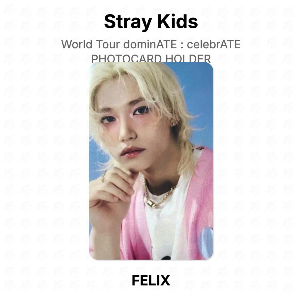 Stray Kids Dominare il Tour Mondiale : CELEBRA PORTAFOTO UFFICIALE FOTOCARTA