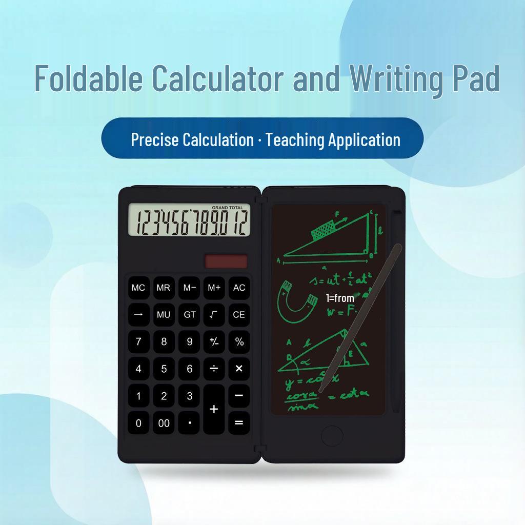 Mini LCD Writing Pad with Calculator - Creative Business Gift with Logo Printing