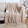 Sofa Blanket Tassel Air Conditioning Nap Blanket Hotel Bed Summer Bed Tail Blanket Manta Del Sofá Para La Pausa Para El Almuerzo