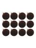 Velvet For Christmas Ornaments 12PC for Tree Mantle and Window Decoration