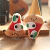 Cute Cute Pizza Cake Small Pendant Plush Toy Doll Cheese Bag Hanging Keychain Doll Doll