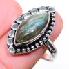 Labradorite Gemstone Handmade 925 Sterling Silver Jewelry Pendant 3.35"