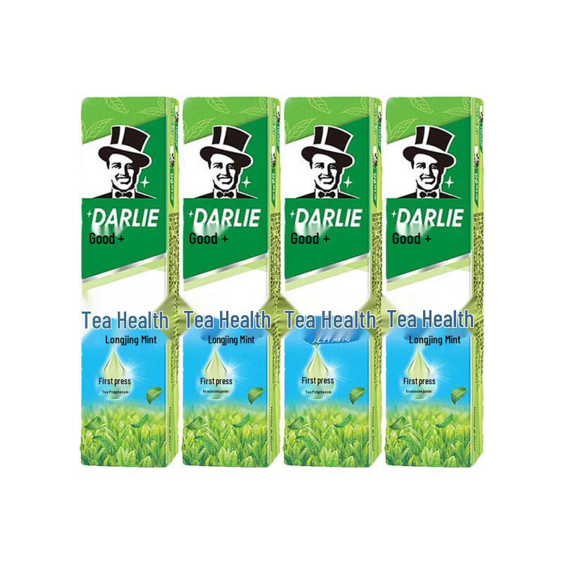 Darlie Tea Fresh Longjing Mint Toothpaste (4-pack) with Vinda Tissues