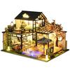 Jiate DIY Ink Lan Pavilion Creative Art House Model Toy Gift
