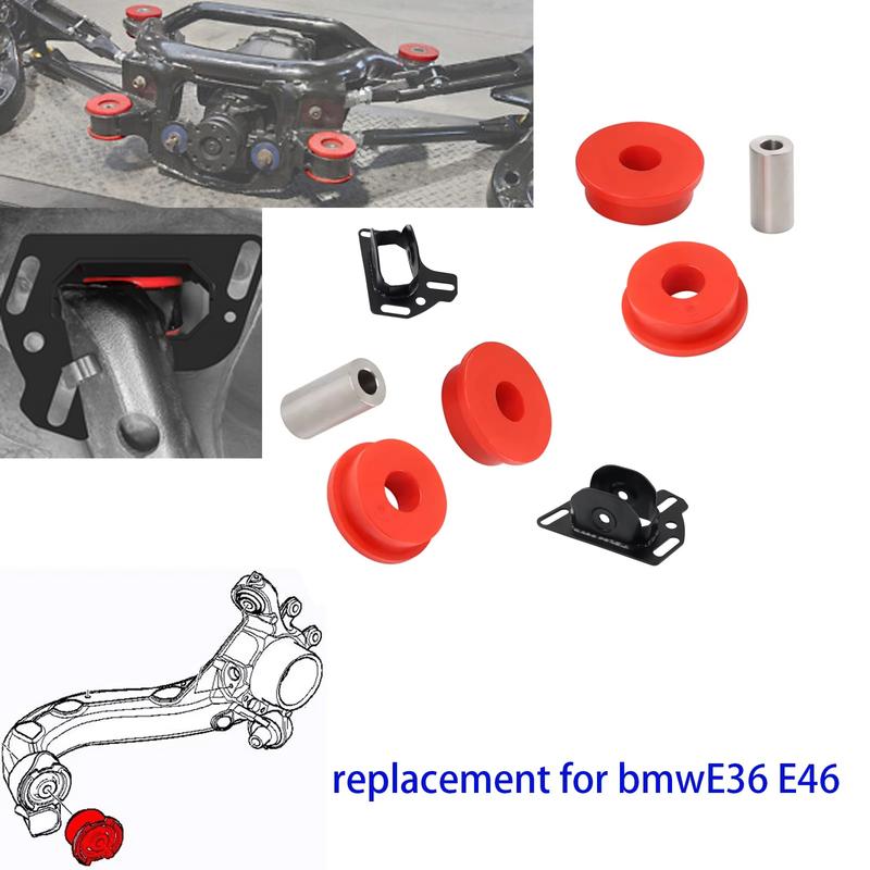 Replacement Rear Trailing Arm Bracket 80A Bushings For BMW E46 E36 325is 325xi 328Ci 328i