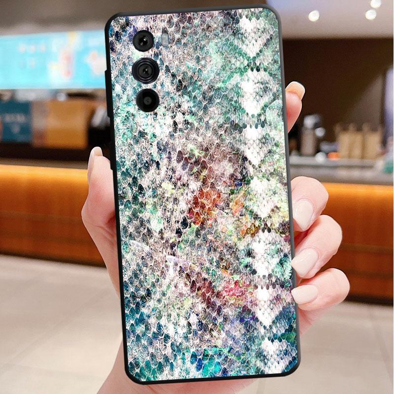 

Phone Case For Motorola Edge 50 40 Pro 60 50 40 30 Ultra Neo Fusion Moto G85 G72 G53 G54 G84 G13 G32 Crocodile Snake Skin Moto G32