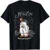 Funny Jesus Weight Lifting Men Women Gym Gag Gifts T-Shirt Streetwear Men Clothing Tops Camisetas