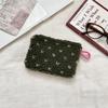 Small Retro Cosmetic Bag Lipstick Key Card Data Cable Storage Pouch Travel Organizer Wallet  Makeup Bag Coin Purse