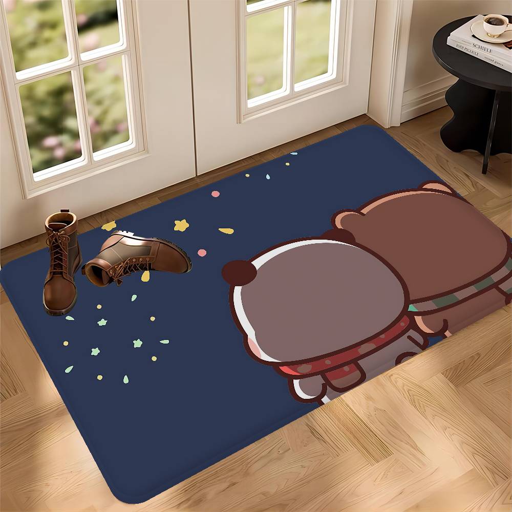 Bubu And Dudu Cute Cartoon Floor Mat Kids Room Bedroom Decoration Balcony Anti-Slip Doormat Living Room Welcome Rug