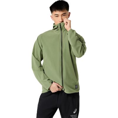 Training Wear Water Repellent Stretch Woven Hoodie Moss M