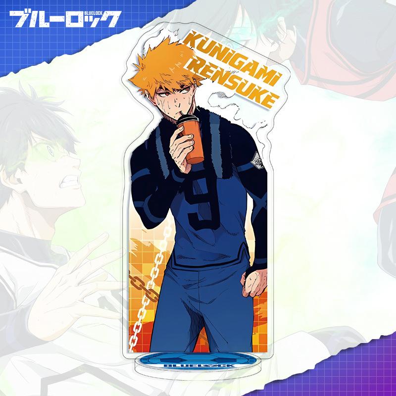 Standee Prigione Blu 16cm Fronte-Retro HD Anime Segno Acrilico Standing Standee
