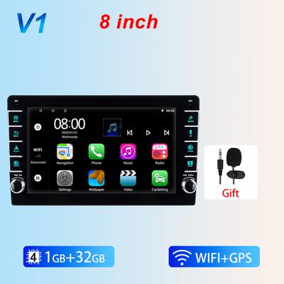 1 Din Uniwersalny 8-calowy Android 12 Multimedia Player Ekran Dotykowy Bluetooth WiFi Carplay Samochodowe Stereo Nawigacja Radio
