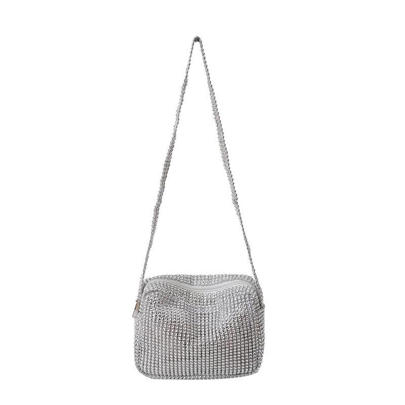 Diamond-encrusted Small Bag New Trendy and Versatile Women's Bag Banquet Clutch Bag Shoulder Bag Crossbody Bag