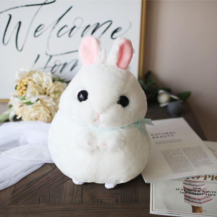 

Милый плюшевый мягкий кролик для малышей, розовый белый кролик, 30-40 см, кукла-животное, подарок, игрушка 40cm белый