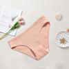 Cotton Underwear for Women Low Rise Ribbed Cheeky Bikini Panties Breathable High Cut Sexy Hipster Briefs