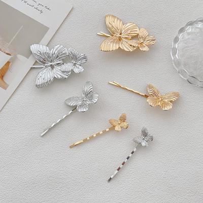 European & American Trendy Metal Butterfly Hair Clip