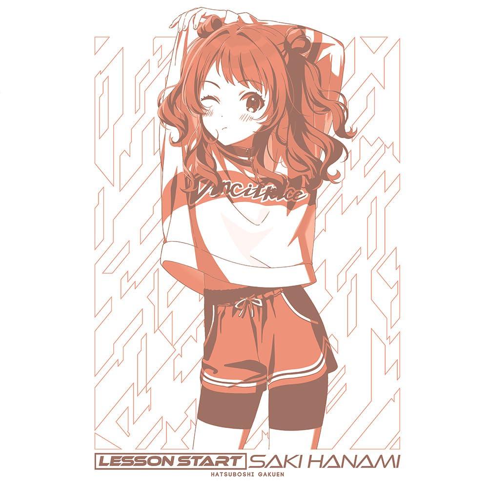 2D COSPA Gakuen Idolmaster Saki Hanami WHITE XL Size [Official] T-shirt