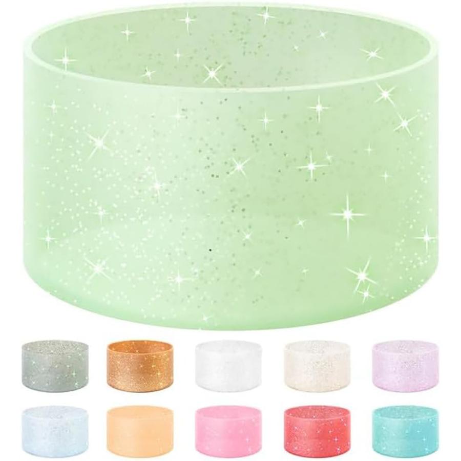 Bling 75mm Silicone Cup Protection Case Storage Vacuum Bottle Compatitable for Stanley 40oz Anti Slip Scratch Resistant
