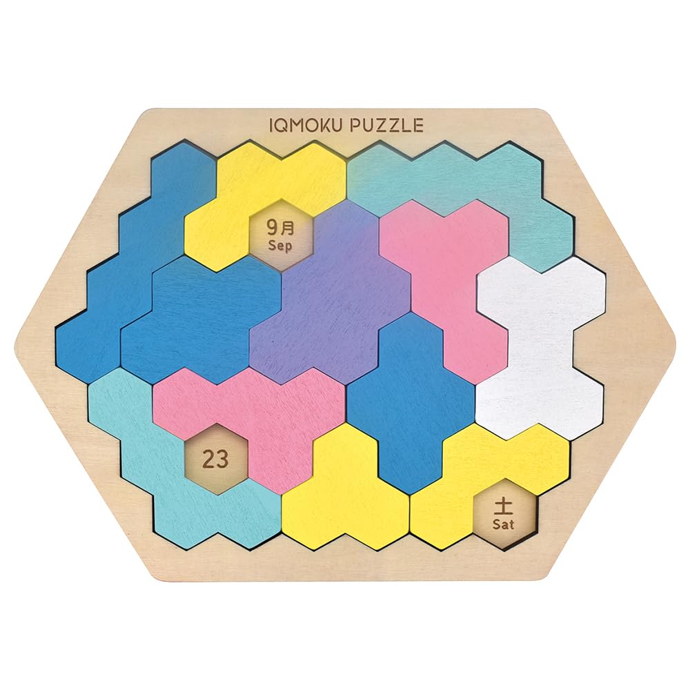 

Devica Educational Game Ikumoku Wooden Educational Calendar Puzzle 113029
