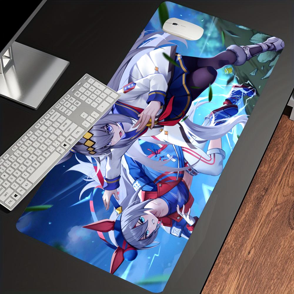 HYBXAXC Genshin Impact Furina Anime Game Mousepad Office PC Kawaii Gaming Accessories Keyboard Mouse Pad Laptop Mat Carpet