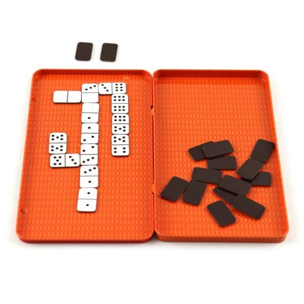 Brainteasers Purple Cow Magnetic Dominoes Game, Mixed Colors