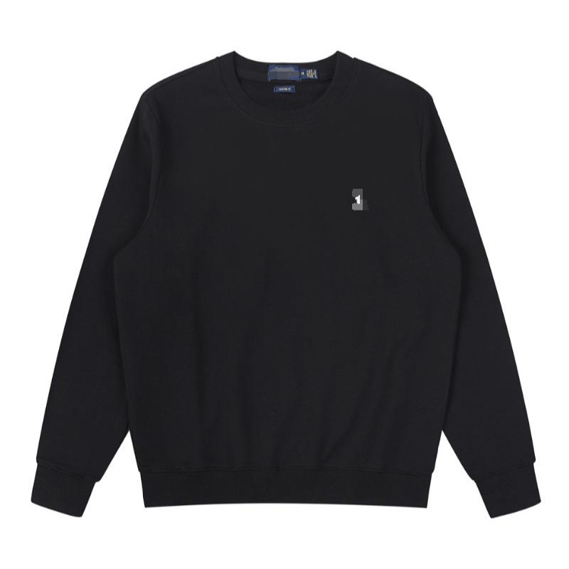 Men's Slim Fit Pure Cotton Long Sleeve Polo with Horse Embroidery