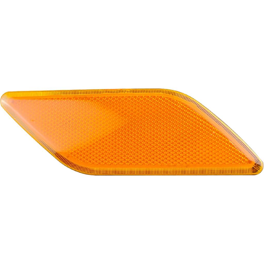Riloer Side Marker Corner Light Lens Cover Front Left, Front Fender Amber Lens Housing, Compatible with Mercedes-Benz E350 E550 E63 Amg 2010-2013,