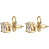 Earring Backs for Droopy Ears, JIACHARMED Locking Flower Earring Backs Replacements for Heavy Earrings Large Earring Backings for Studs 4pcs Tight