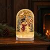 Durable Acrylic Decor Christmas Pearl Light Ornaments for Holiday Home Decor LED Decorative Unique Lamp with Soft Glow Bedroom Bookshelf And