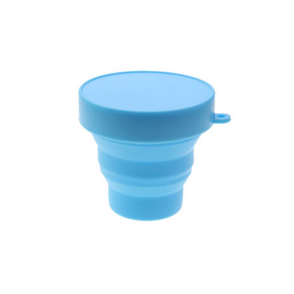 Silicone world Folding Cups 150ml Food Grade Water Cup Travel Silicone Retractable Coloured Portable Outdoor Coffee Handcup