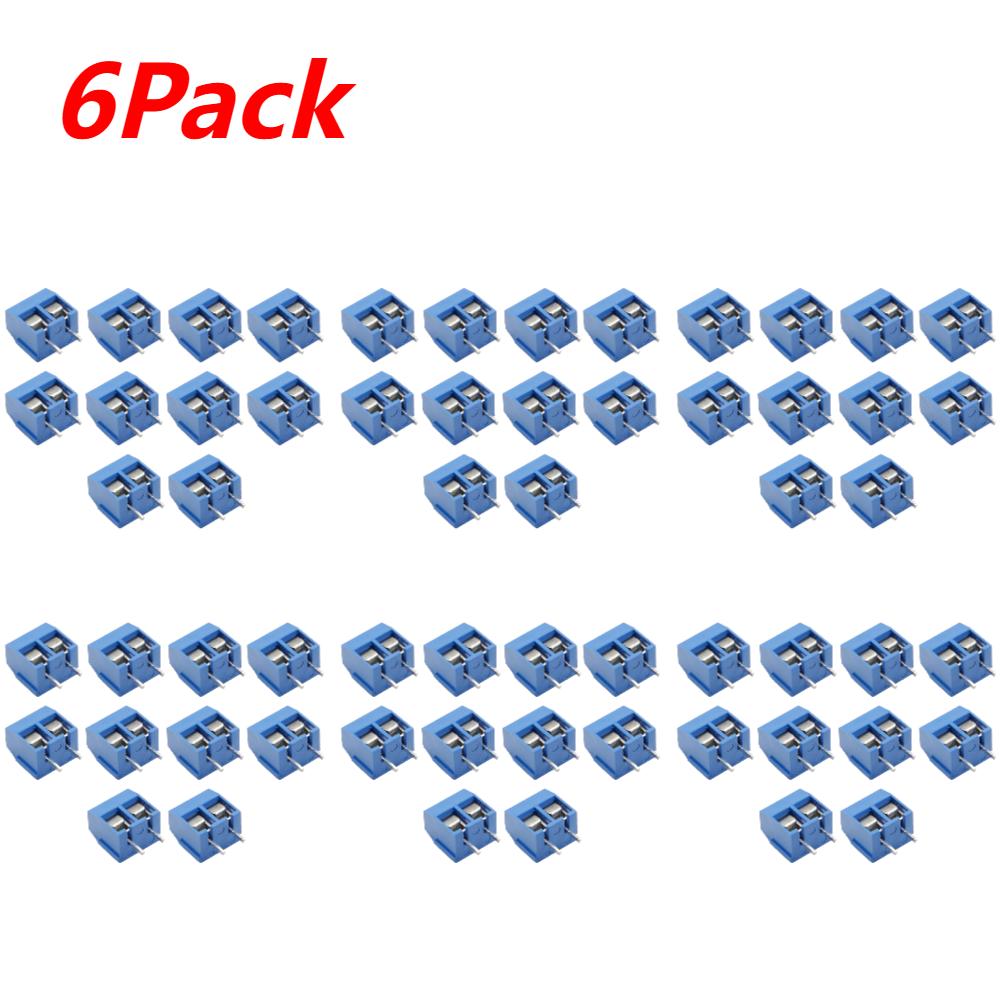 10-100PCS KF301 2P/3P PCB Terminal Block Connector Blue Green PCB Screw Terminal Block Connector Assortment Kit for Arduino